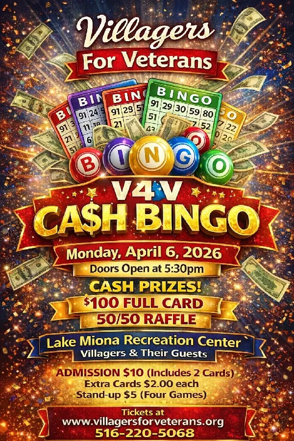 V4V April Wuarterly Bingo