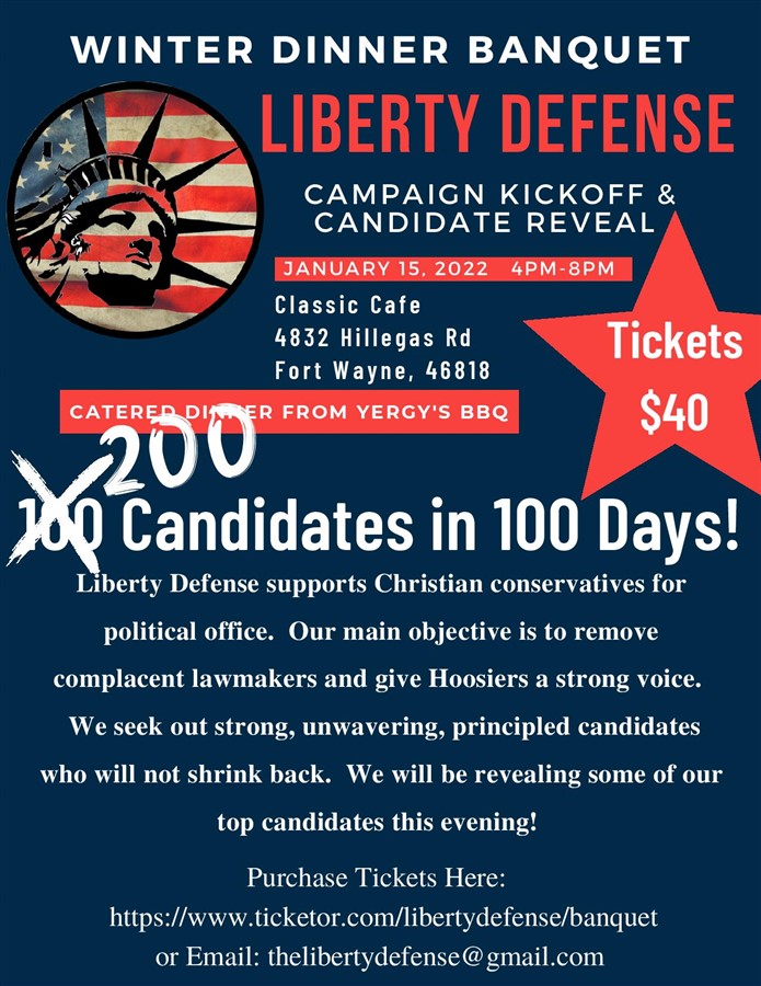 Liberty Defense Winter Banquet