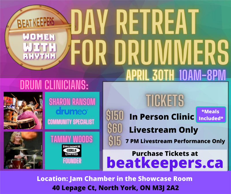 Beat Keepers Day Retreat for Drummers 2022