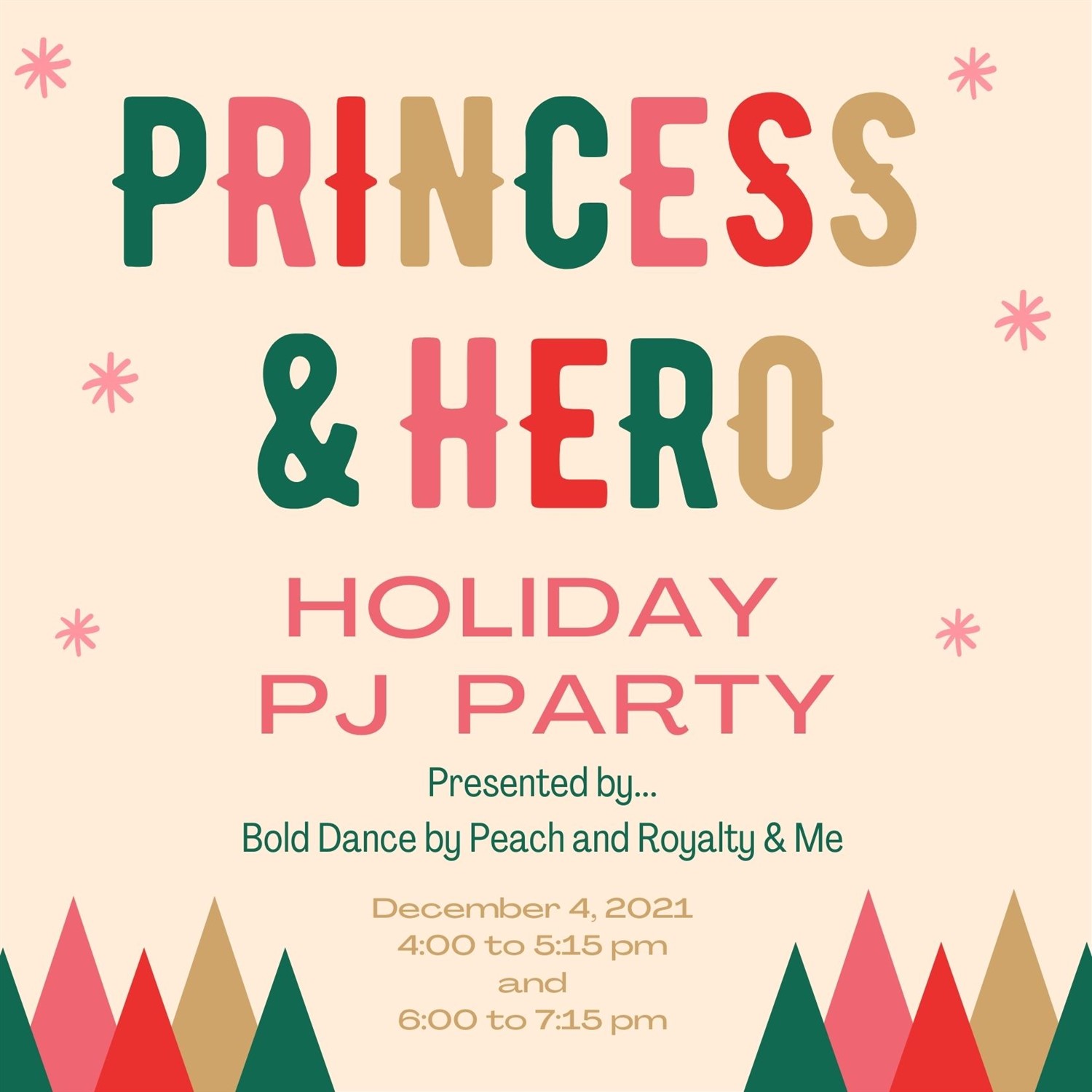 Princess and Hero Holiday PJ Party image