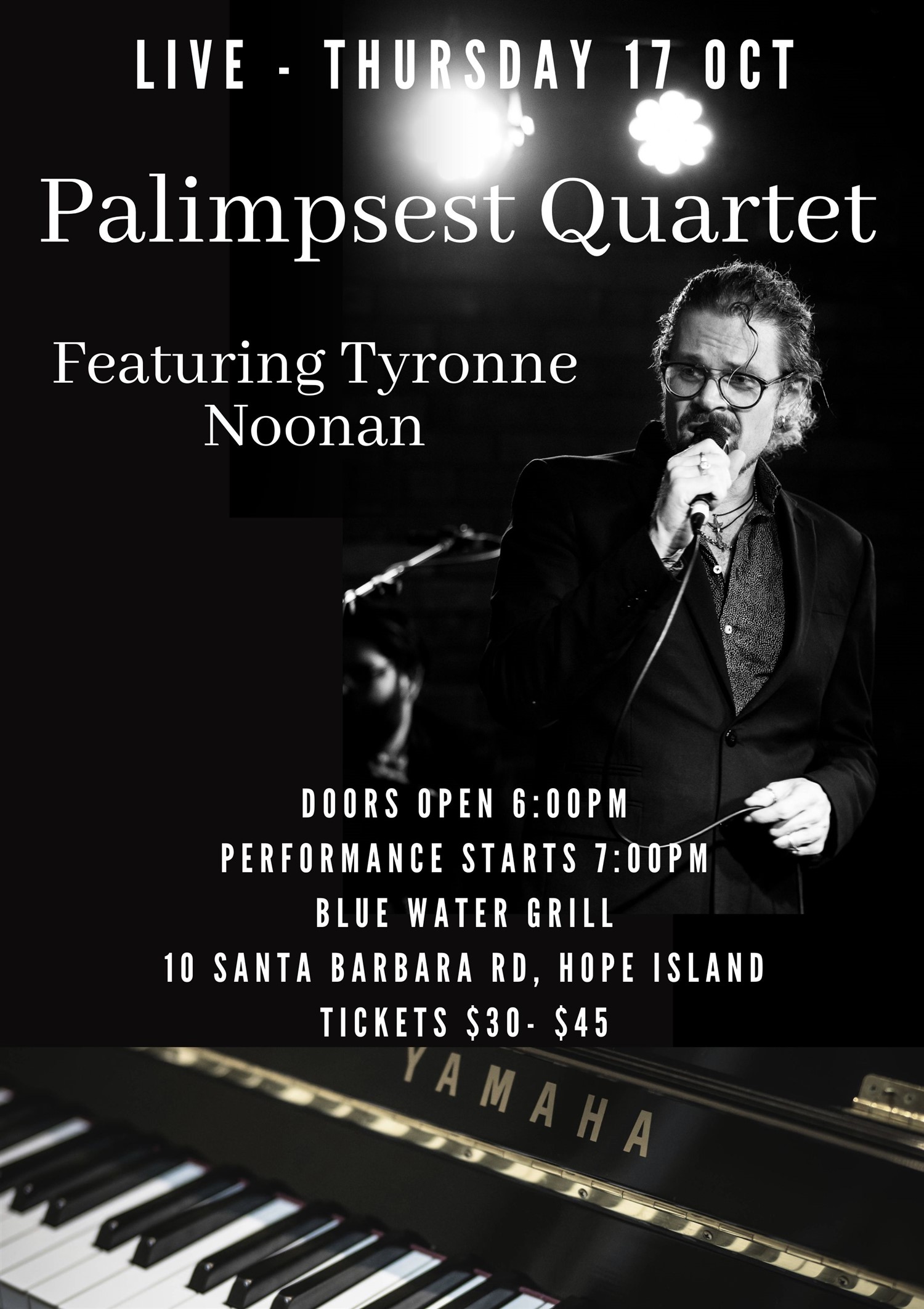 Palimpsest Featuring Tyrone Noonan (Quartet) image