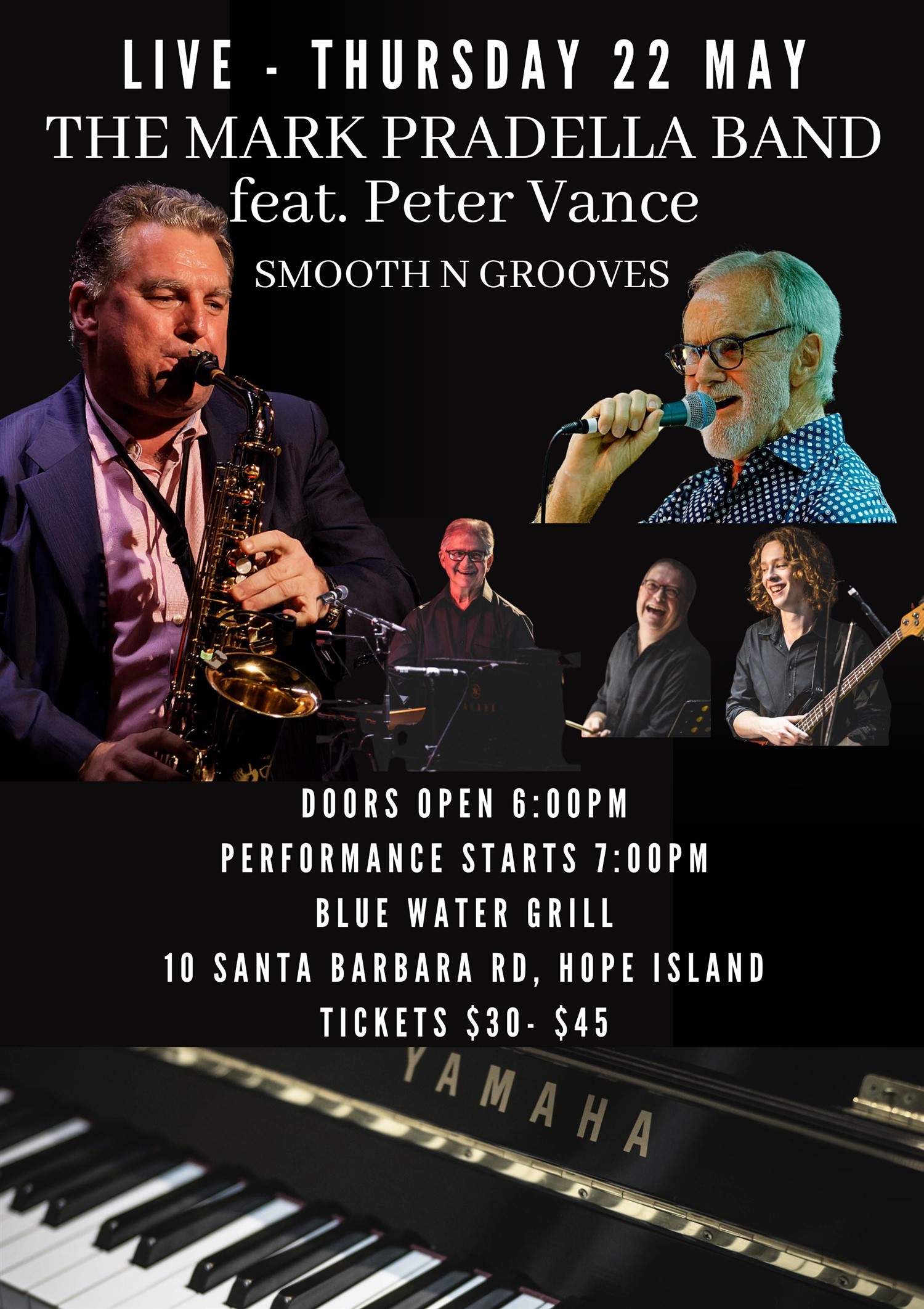 THE MARK PRADELLA BAND feat. Peter Vance image