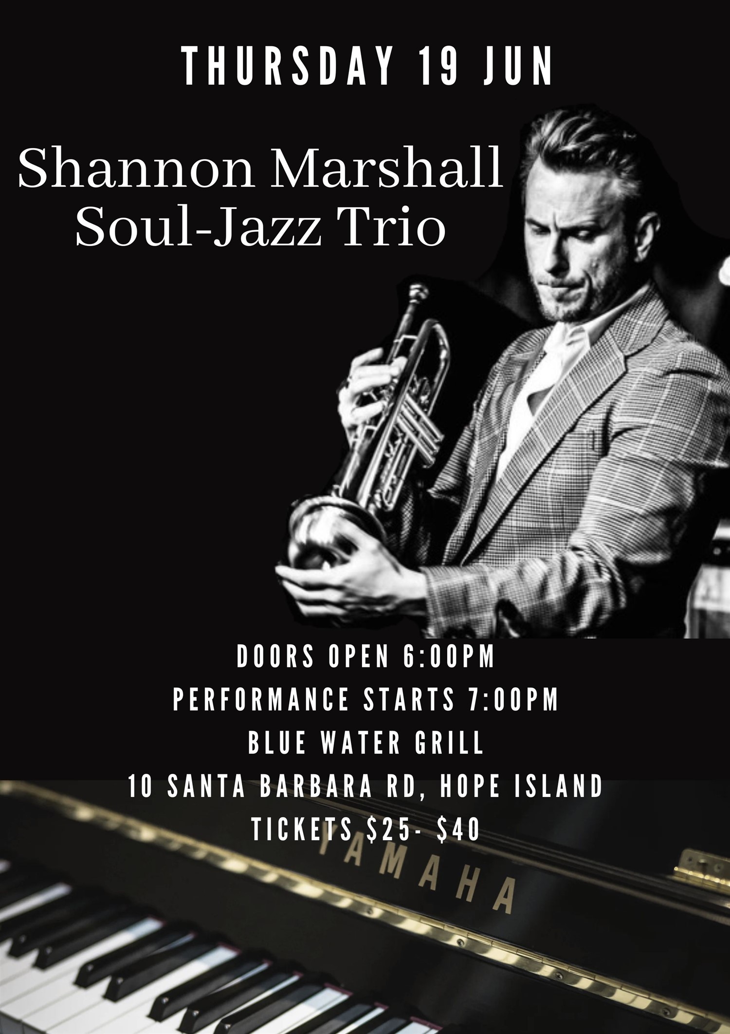 The Shannon Marshall SOUL-JAZZ Trio image
