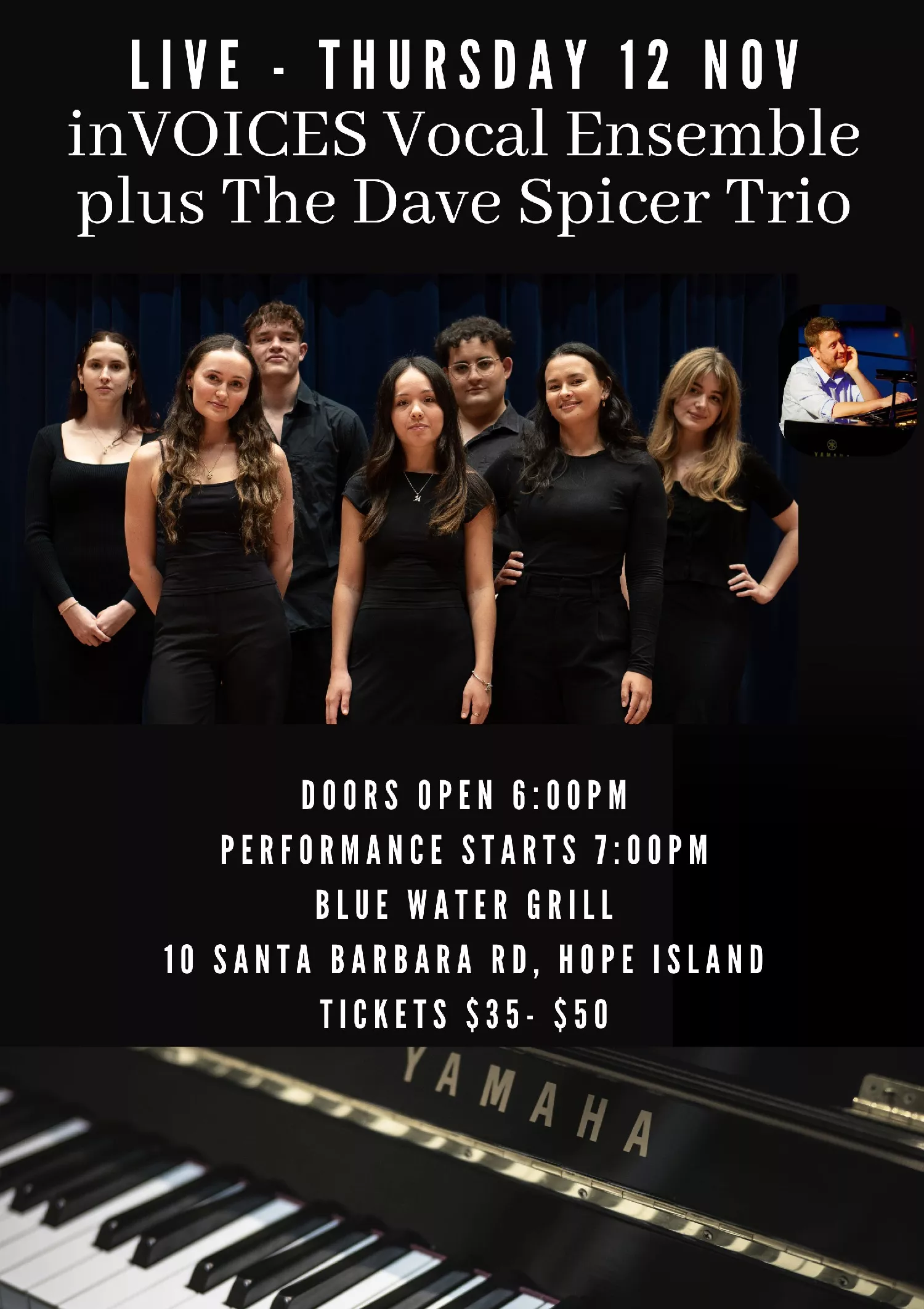inVOICES Vocal Ensemble plus The Dave Spicer Trio image