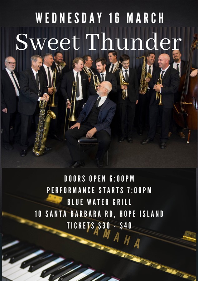 Get Information and buy tickets to Sweet Thunder  on Hope Island Jazz