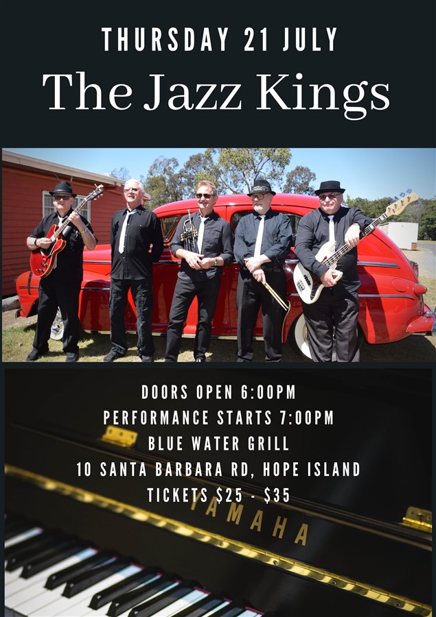 Get Information and buy tickets to The Jazz Kings  on Hope Island Jazz
