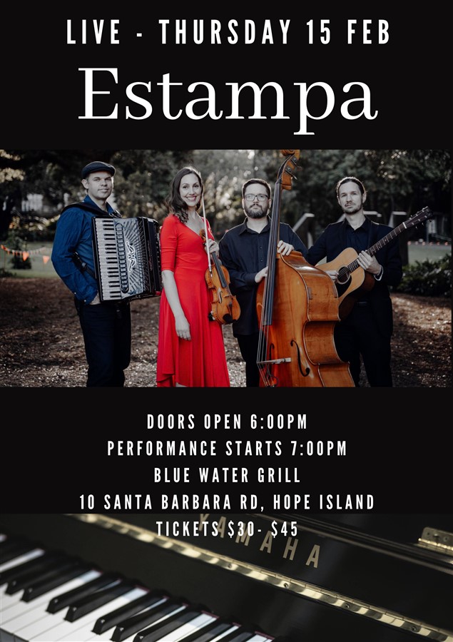 Get Information and buy tickets to Estampa Love Makes The World Go Round! on Hope Island Jazz