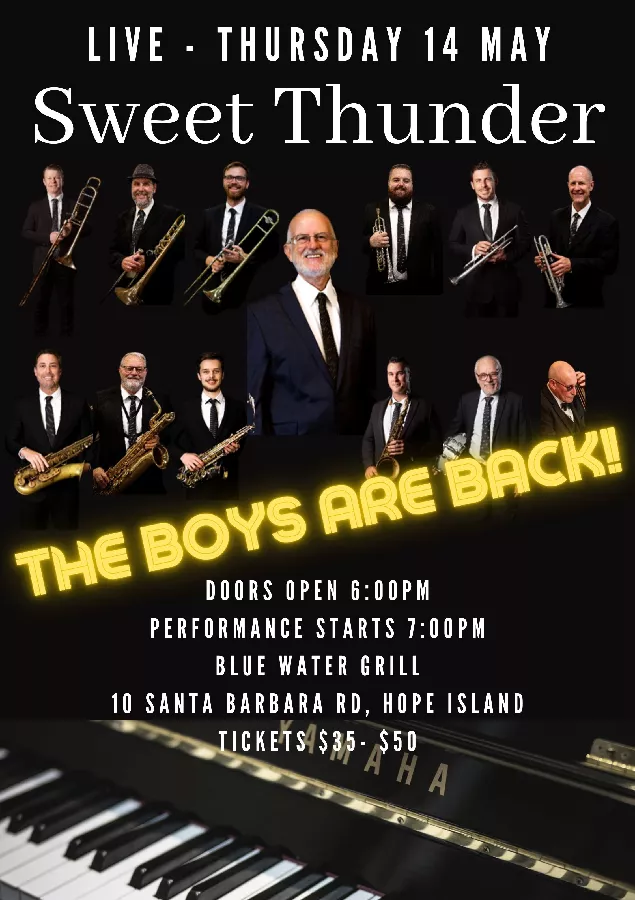 Get Information and buy tickets to Sweet Thunder  on Hope Island Jazz