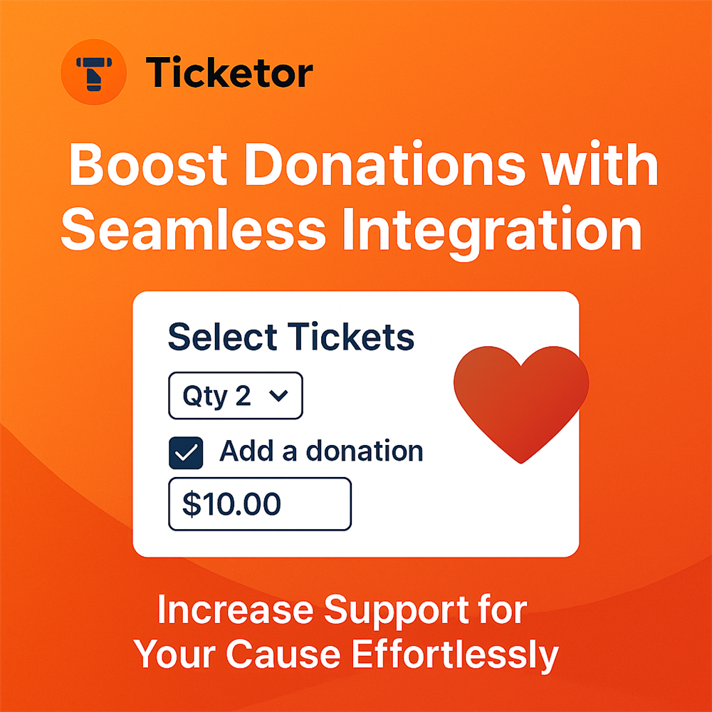 How to collect donations and increase donation volume as part of your ticket sales or booking