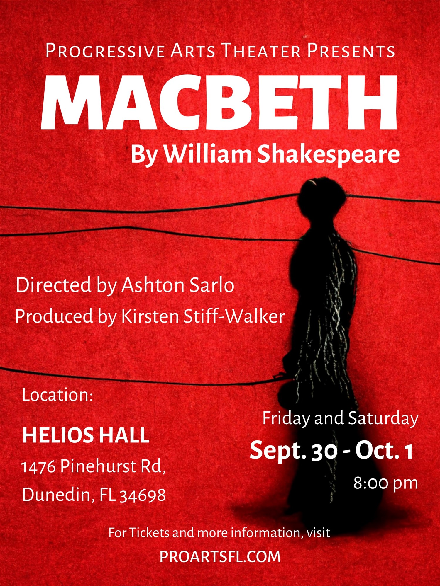 Early Bird Cocktail hour show production of MacBeth image