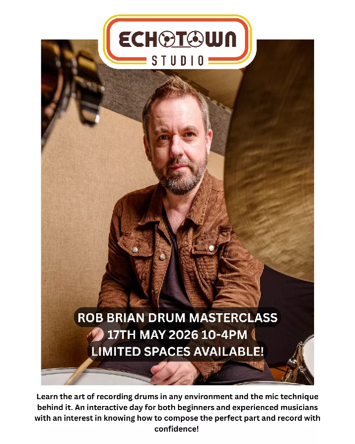 Drum Masterclass with Rob Brian