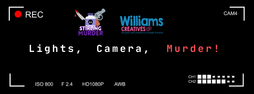 Light's, Camera, Murder! - Murder Mystery Evening Unmask the killer before the final cut! on Oct 11, 19:30@Peter Pizzeria, Leicester - Buy tickets and Get information on Williams Creatives 