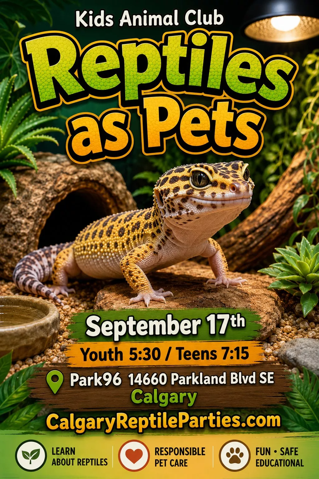 Kids Club Park96: Reptiles as Pets image