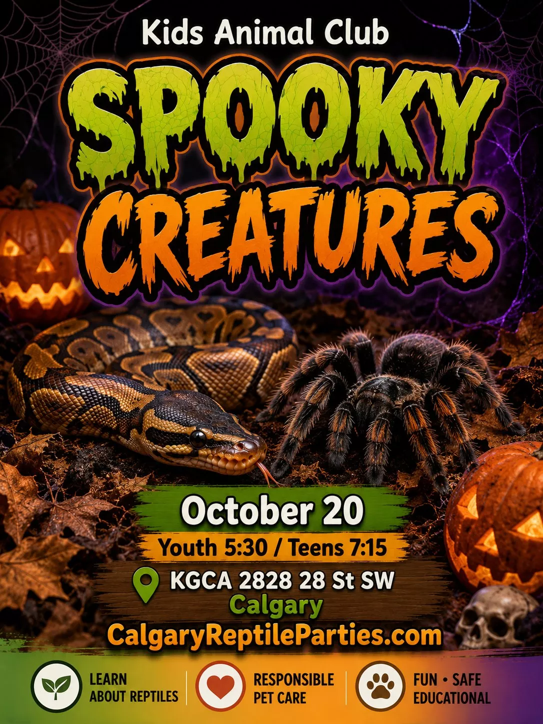 Teen Club KGCA: Spooky Creatures image
