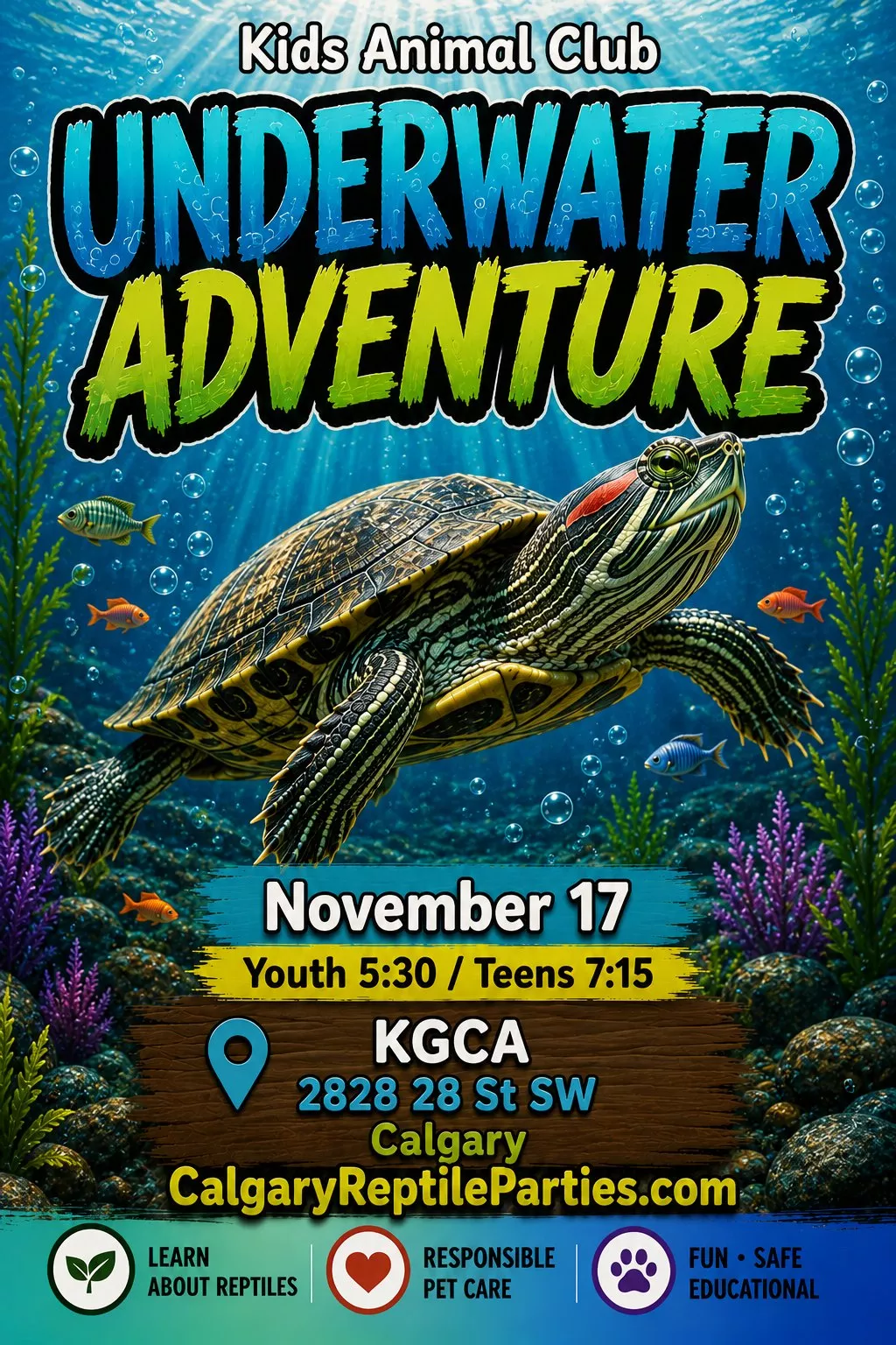 Get information & buy tickets toKids Club KGCA: Underwater Adventure  on Nov 17, 17:30 @Killarney-Glengarry Community Association