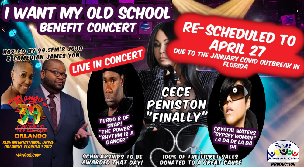 I Want My Old School Benefit Concert image