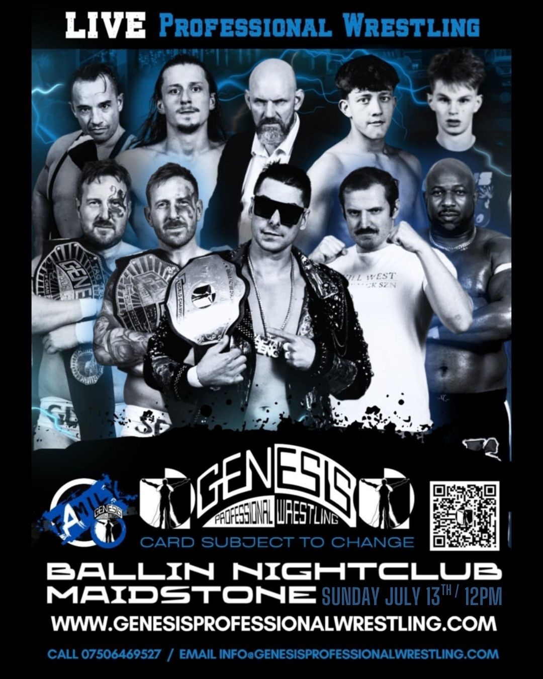 Genesis Professional Wrestling, Family Show at Ballin' image