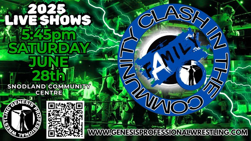 Get Information and buy tickets to Genesis Professional Wrestling Clash in the Community on Genesis Professional Wrestling