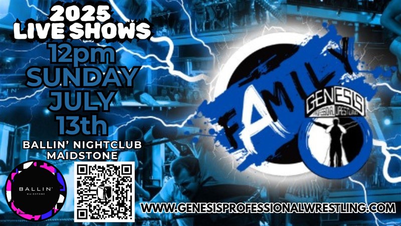 Get Information and buy tickets to Genesis Professional Wrestling, Family Show at Ballin
