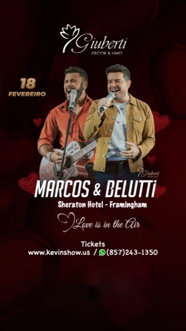 Get Information and buy tickets to MARCOS E BELUTTI Giubert Decor - Loves is in the Air on Instagram