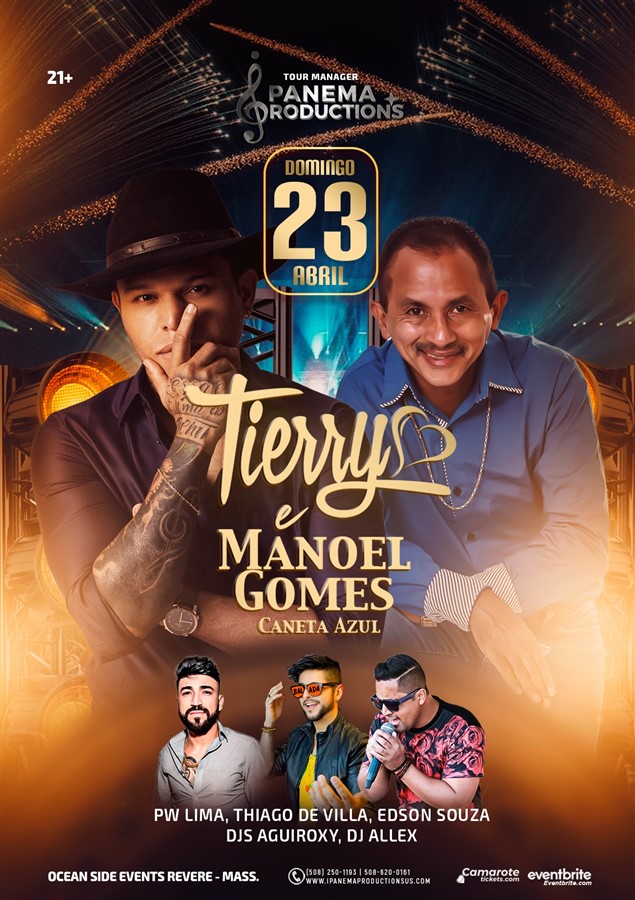 Get Information and buy tickets to Tierry e Manoel Gomes Ipanema Prductins on Instagram