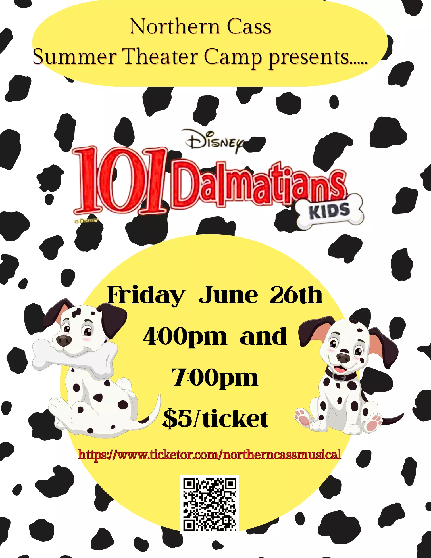 101 Dalmatians Musical image