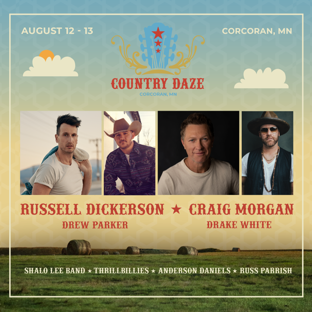 Get Information and buy tickets to Corcoran Country Daze Two-Day Ticket General Admission on Corcoran Community Fund