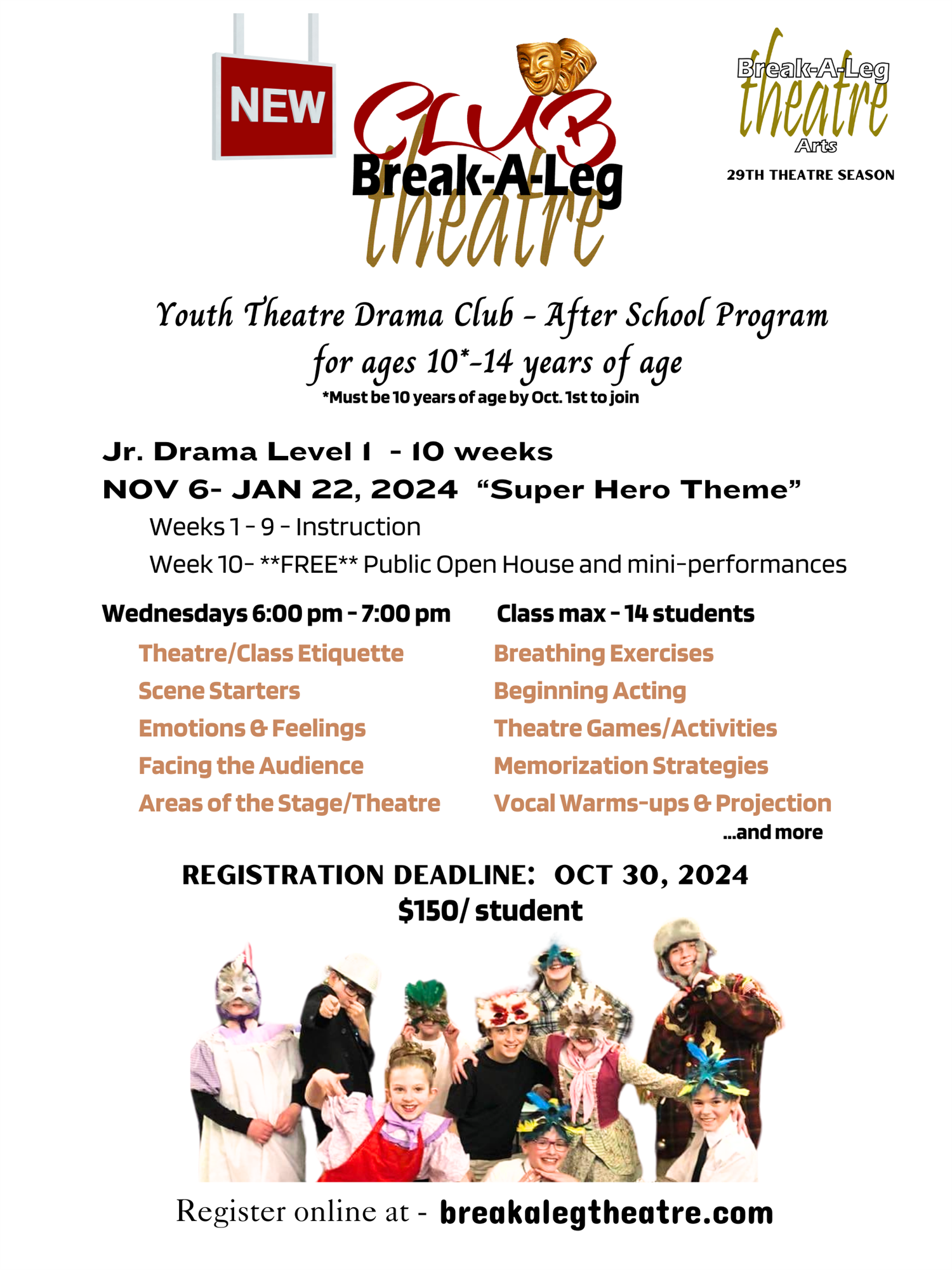 Club B-A-L Theatre Youth Theatre (Archived) image