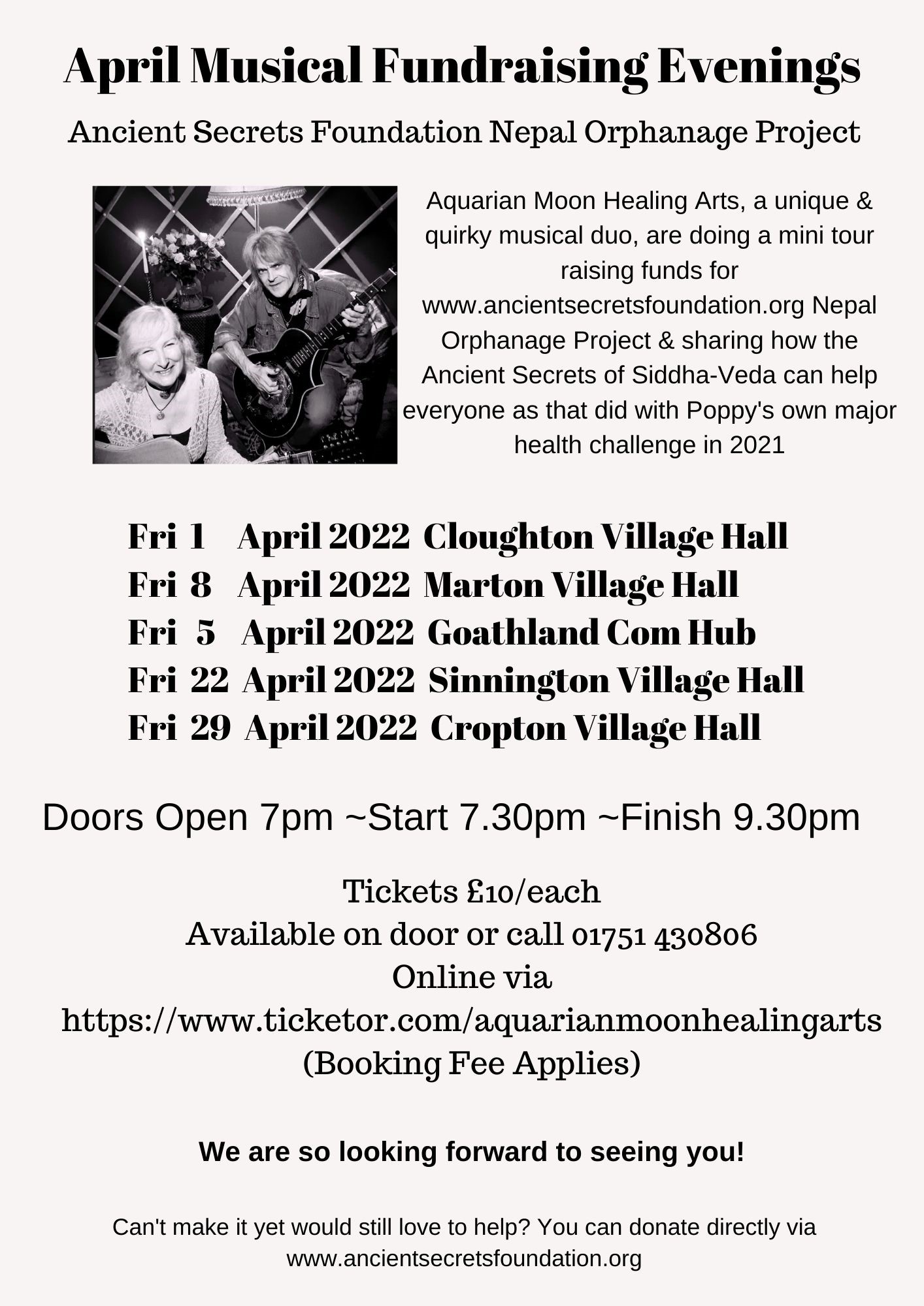 April Musical Fundraising Evening image