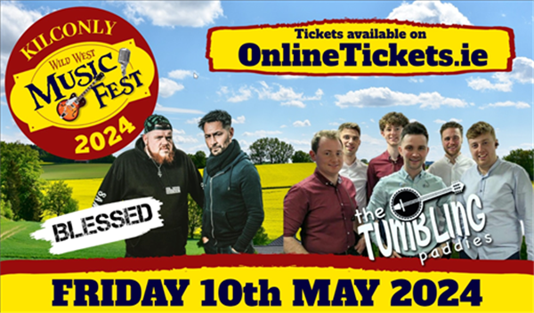 Get Information and buy tickets to Tumbling Paddies Blessed on onlinetickets ie