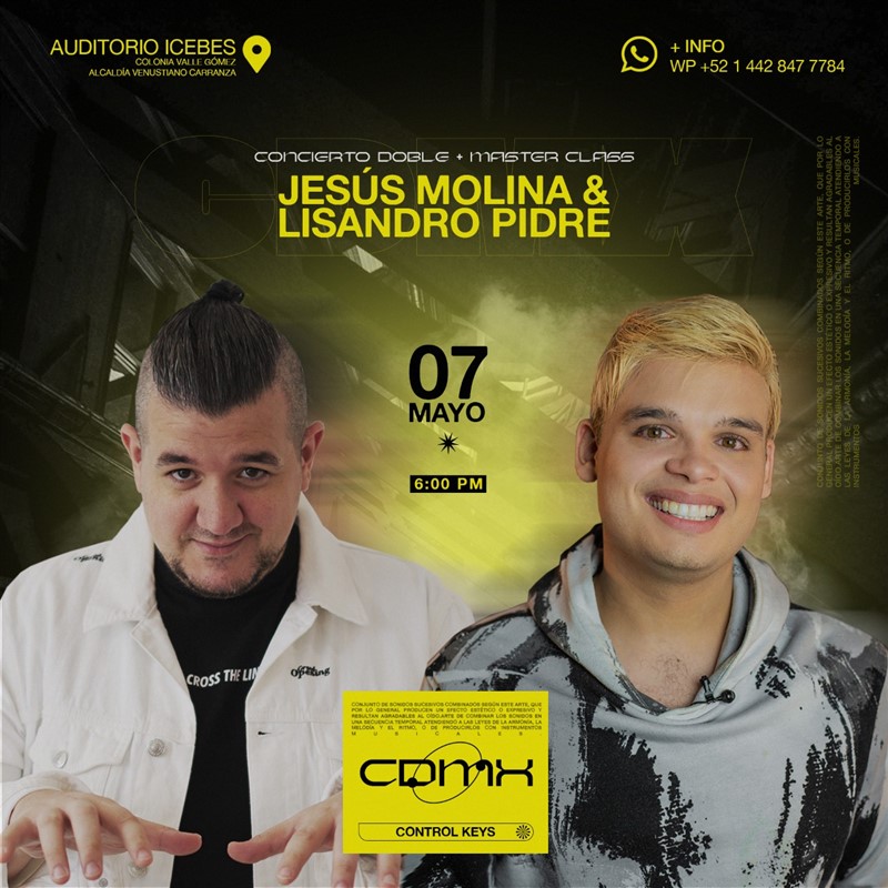 Jesus Molina y Lisandro Pidre CDMX