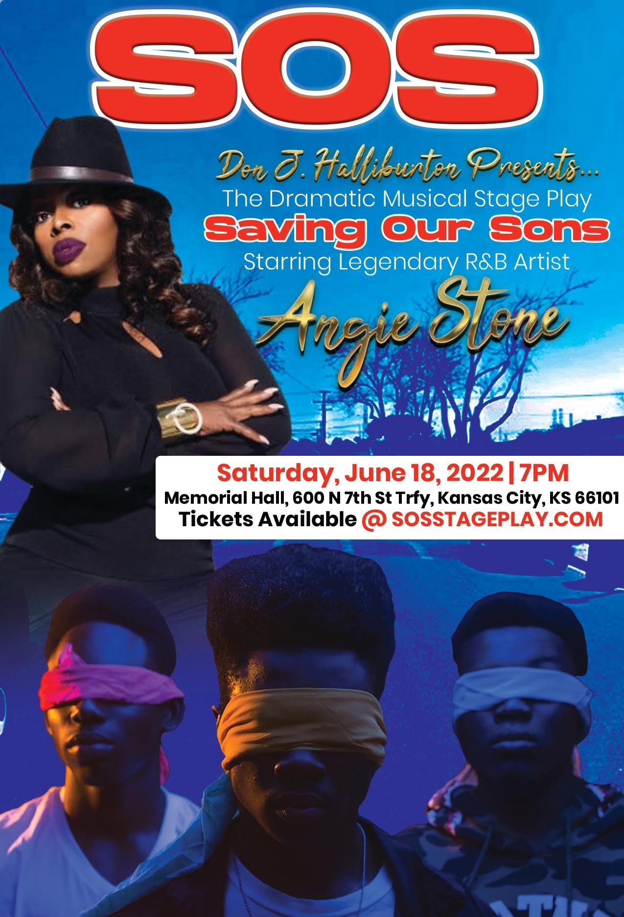 SAVING OUR SONS: THE STAGE PLAY STARRING LEGENDARY R&B ARTIST... ANGIE STONE on Jun 18, 19:00@Memorial Hall - Buy tickets and Get information on SAVING OUR SONS: THE STAGE PLAY  sosstageplay.com