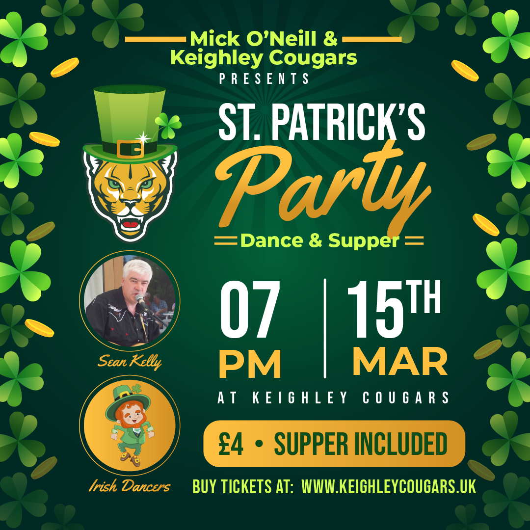 St Patricks Party Dance & Supper image