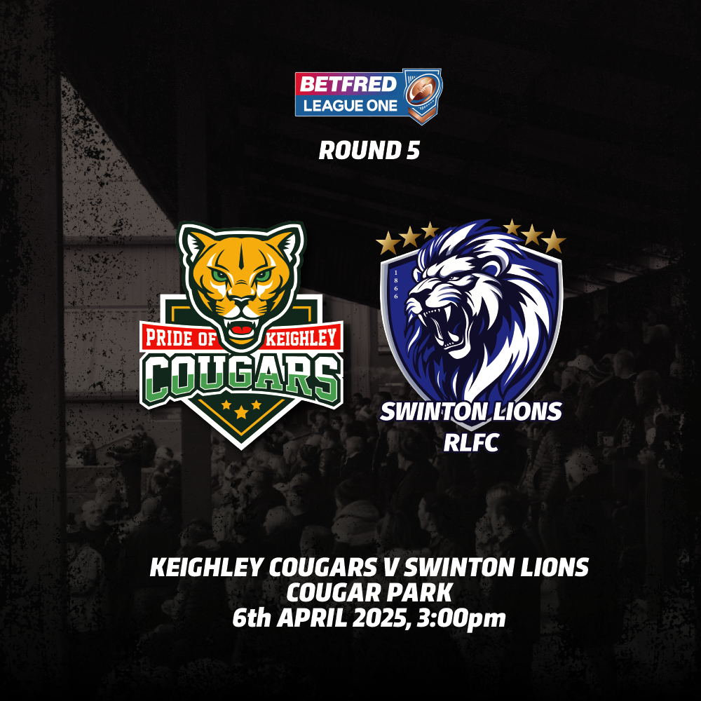 Keighley Cougars v Swinton Lions L1 R5 image