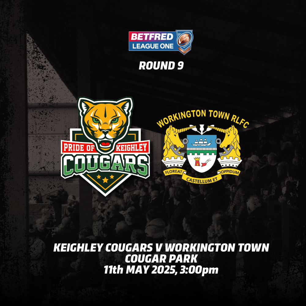 Keighley Cougars v Workington Town L1 R9 image