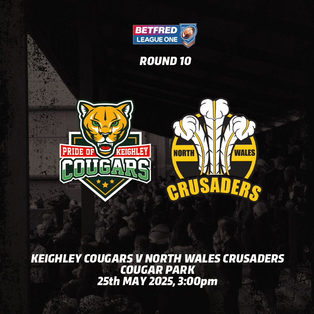 Keighley Cougars v North Wales Crusaders L1 R10 image