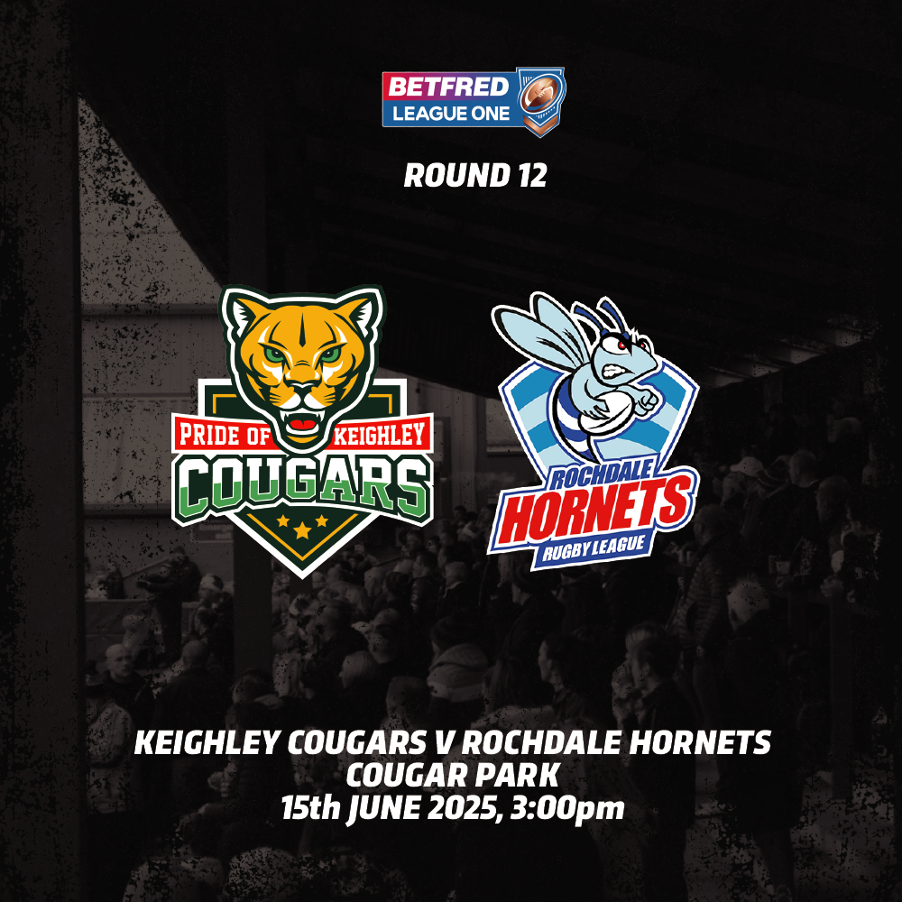 Keighley Cougars v Rochdale Hornets L1 R12 image