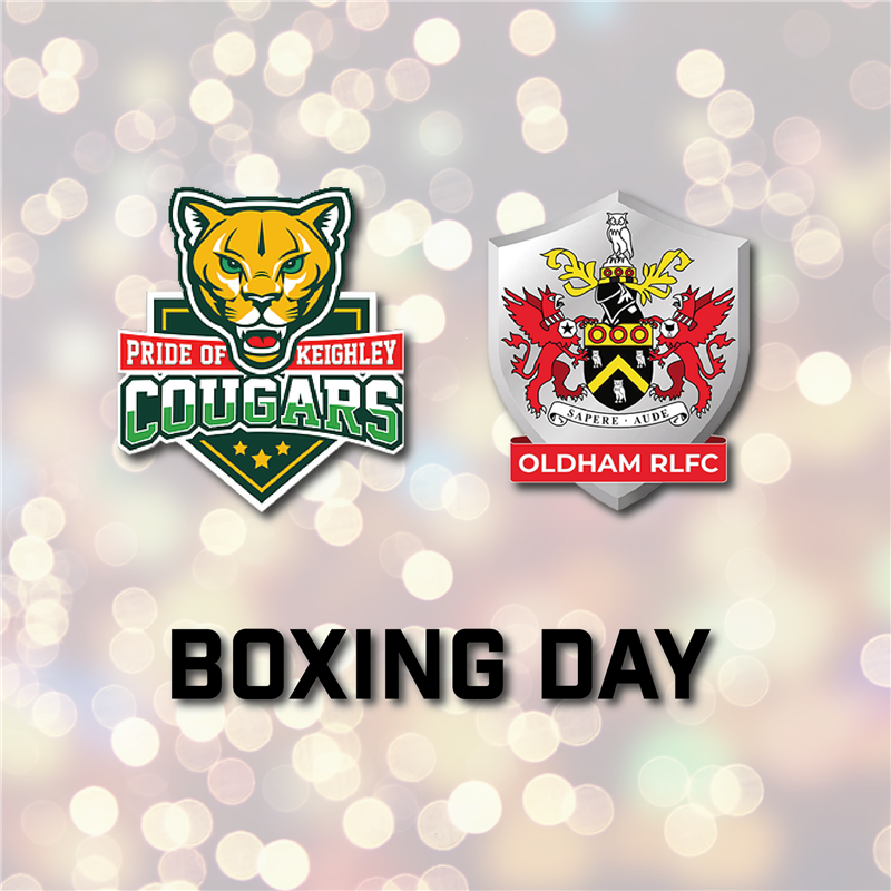 Friendly - Boxing Day - Keighley Cougars v Oldham RLFC