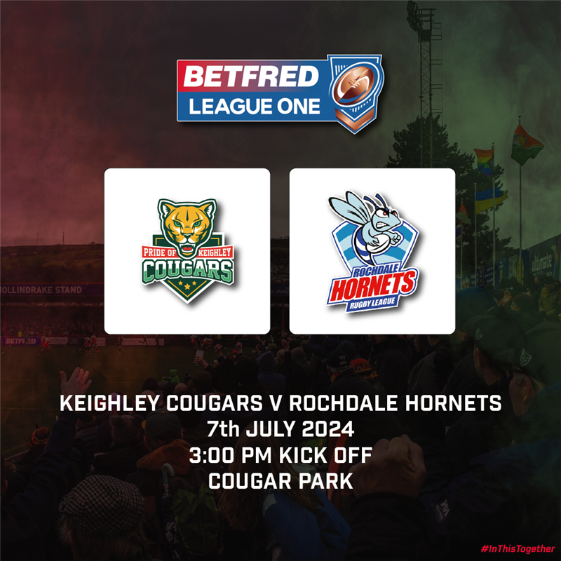 Get Information and buy tickets to League One R15 - Rochdale Hornets  on Keighley Cougars