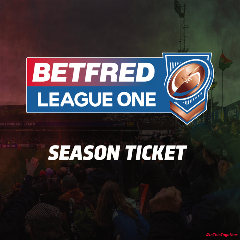 Get Information and buy tickets to 2024 LEAGUE ONE SEASON Excludes 1895 Cup Games on Keighley Cougars
