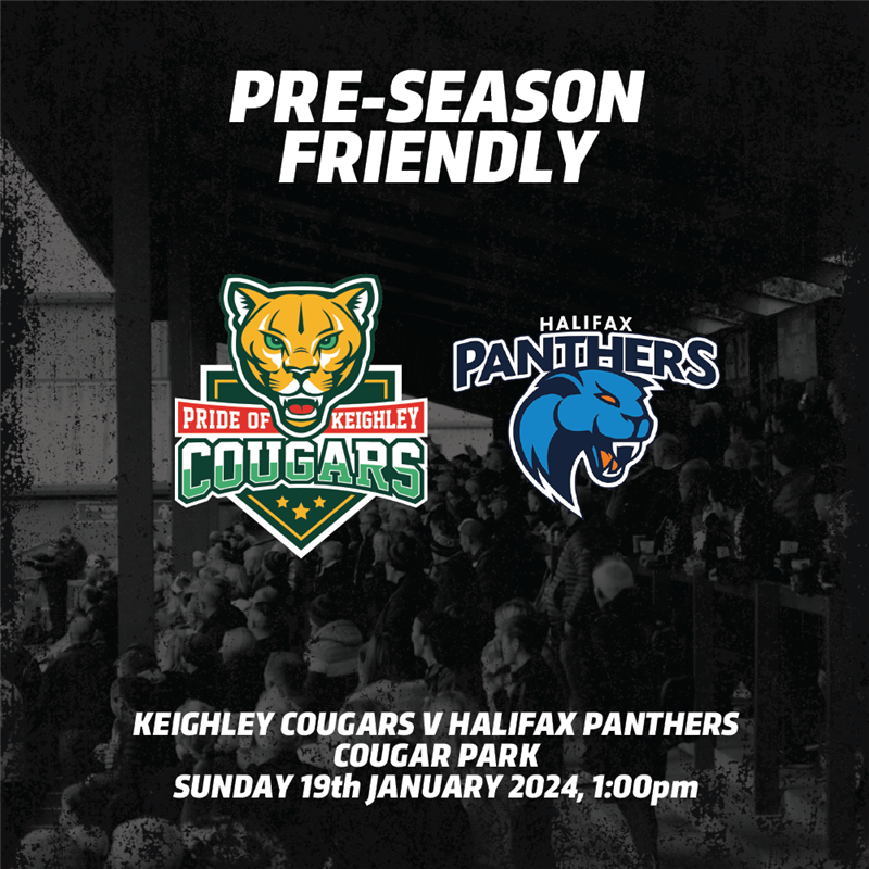 Get Information and buy tickets to Keighley Cougars v Halifax Panthers Friendly  on Keighley Cougars