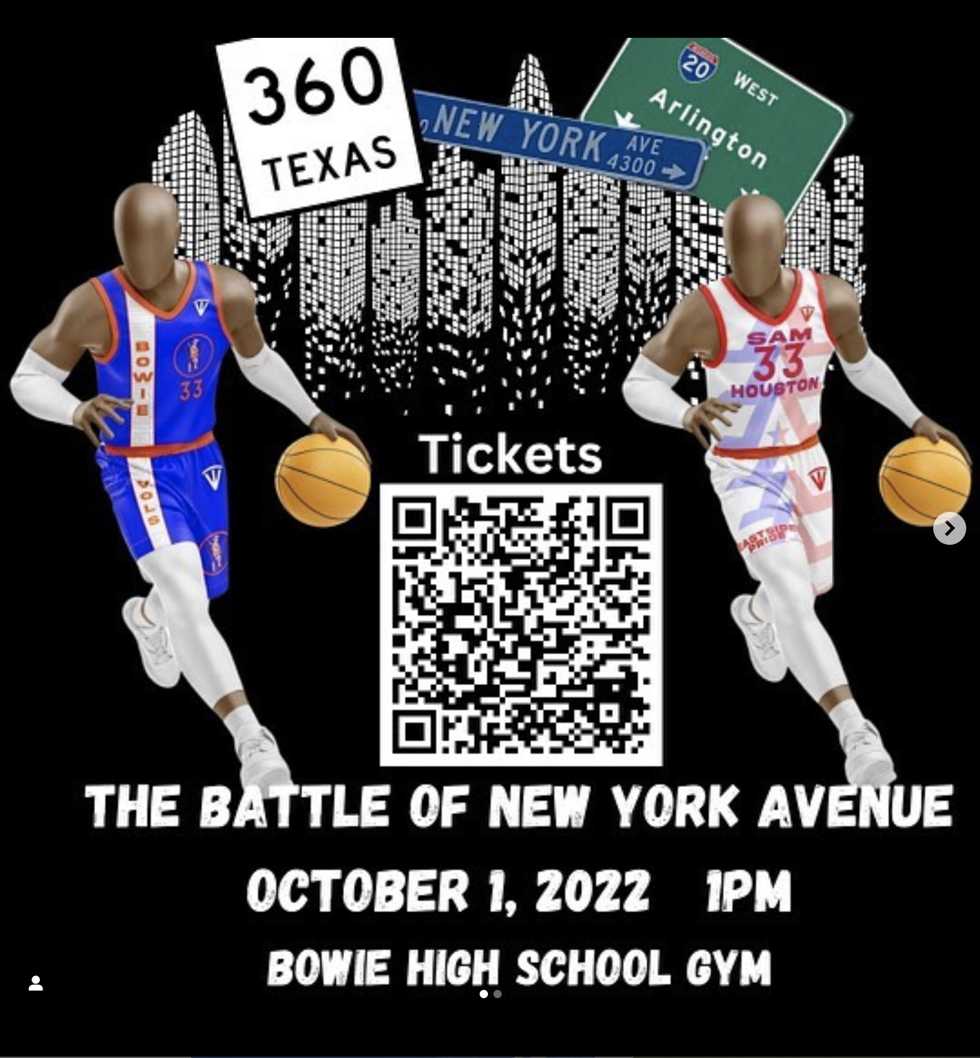 The Battle Of New York Ave Arl Bowie High vs Sam Houston High on Oct 01, 13:00@Bowie High School Gym - Buy tickets and Get information on METROPLEX ALUMNI GAMES 