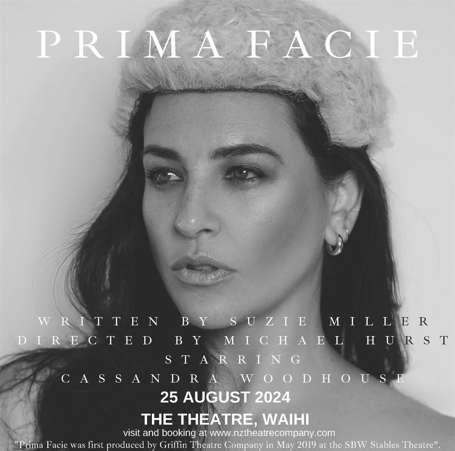 Prima Facie  on Aug 25, 19:00@'The Theatre' - Pick a seat, Buy tickets and Get information on Waihi Drama Society Inc 