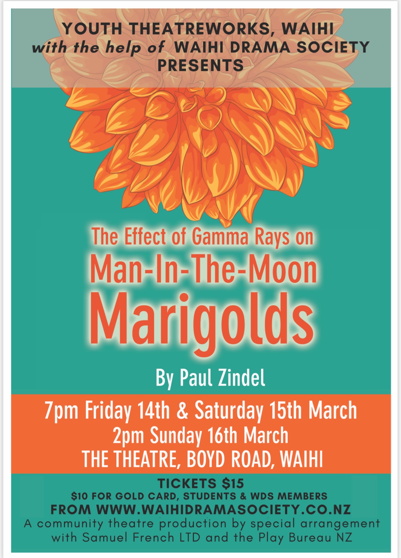 Get information, pick a seat & buy tickets to The Effect of Gamma Rays on The-Man-in-The-Moon Marigolds  on Mar 18, 00:00 @'The Theatre'