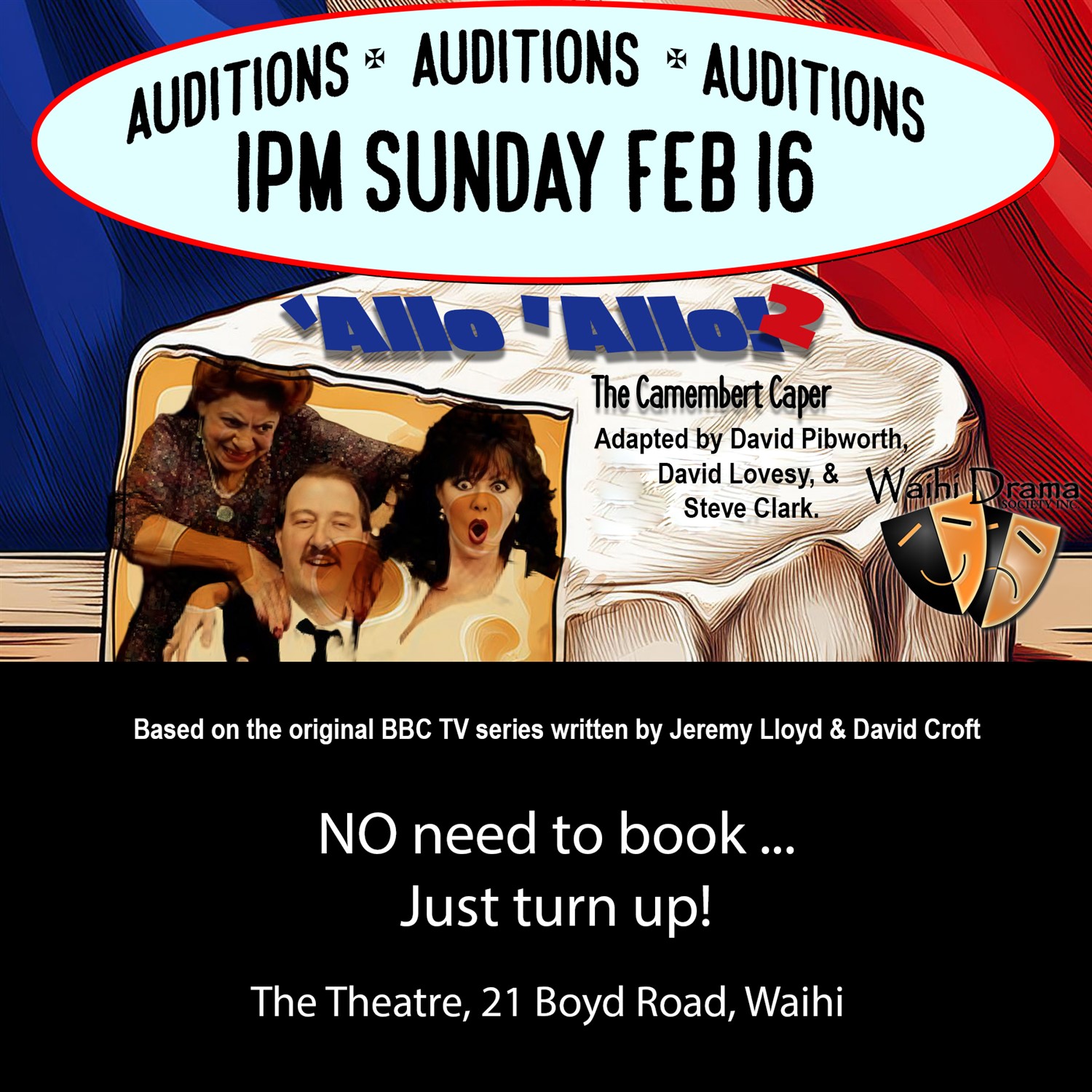 * AUDITIONS * 'Allo 'Allo 2 image