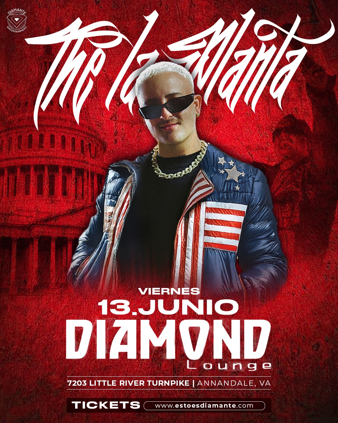 Get information, pick a seat & buy tickets to THE LA PLANTA EN CONCIERTO VIRGINIA on Jun 13, 21:00 @DIAMOND LOUNGE | Diamante Entertainment