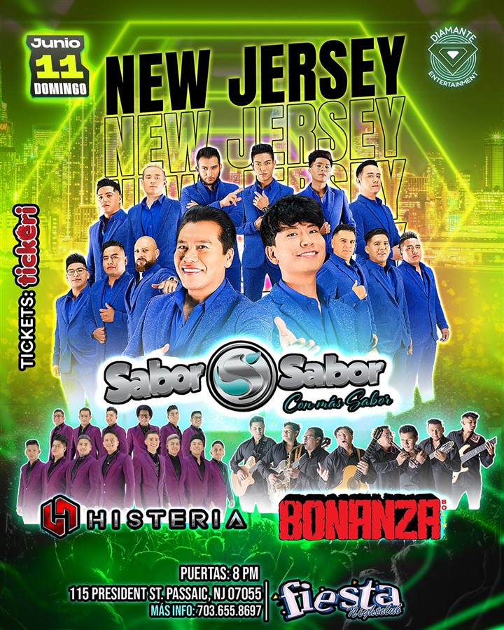 SABOR SABOR | HISTERIA | BONANZA EN PASSAIC NEW JERSEY