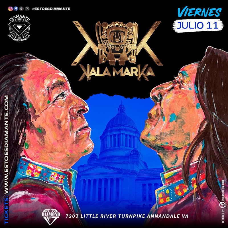 Get Information and buy tickets to KALA MARKA EN CONCIERTO VIRGINIA on Diamante Entertainment