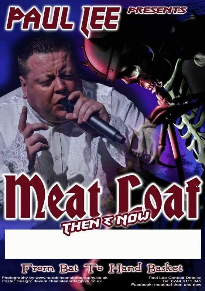 Meatloaf Tribute Night  on Sep 23, 19:30@RAMSEY FORTY FOOT VILLAGE HALL - Buy tickets and Get information on whittlesey music nights 
