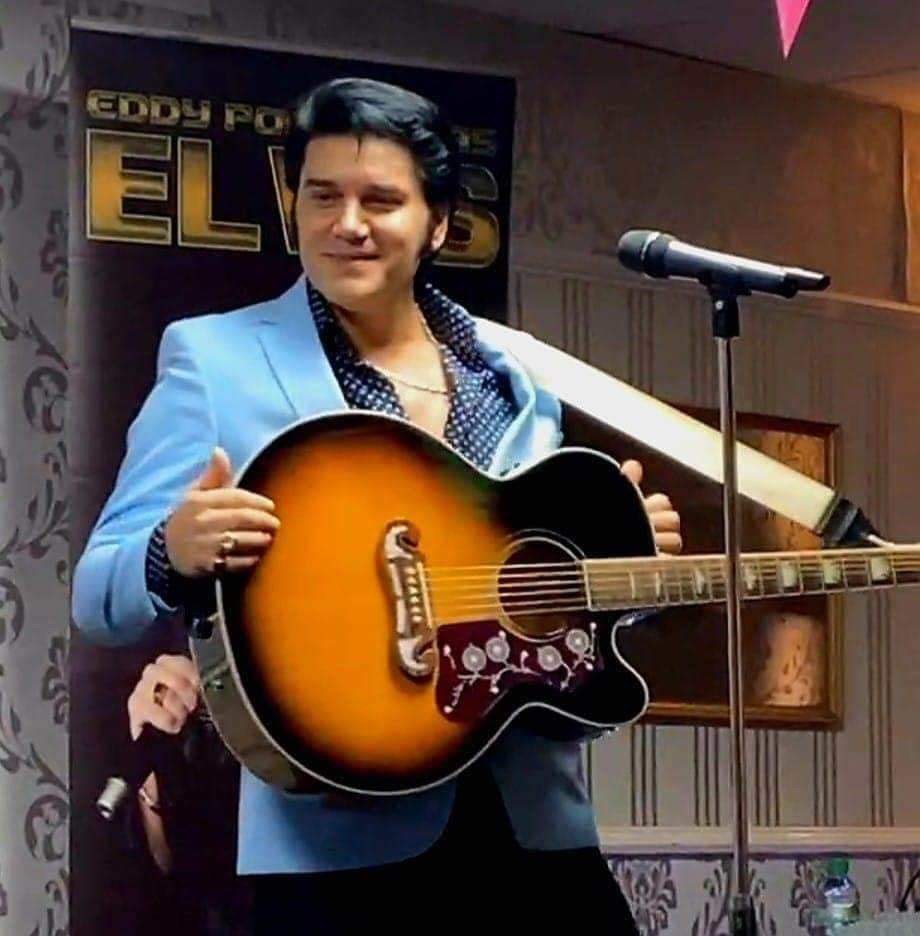 Eddie Popescu as Elvis  on Apr 27, 19:30@Leverington Sports and Social Club - Buy tickets and Get information on whittlesey music nights 